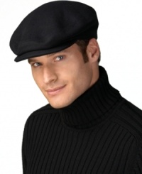 Inspired by the classic British style, this handsome wool cap makes the perfect addition to your winter wardrobe.