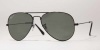 Ray Ban Sunglasses Aviator Large Metal RB3025 002 Black/G15-XLT 62mm
