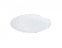 Apilco Culinaire Blanc Shell Plate 9.6 in Apilco Culinaire Blanc Shell Plate 9.6 in