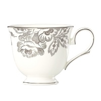 For the city chic and avant-garde, Floral Waltz offers a touch of nature in a modern setting. A beautiful pointillism design forms lush blooms and leaves across each piece to create an unexpected finish. The chic design is trimmed in platinum and features a touch of shimmer for a sophisticated look, appropriate for even the most formal of events. For the city chic and avant-garde, Floral Waltz offers a touch of nature in a modern setting. A beautiful pointillism design forms lush blooms and leaves across each piece to create an unexpected finish. The chic design is trimmed in platinum and features a touch of shimmer for a sophisticated look, appropriate for even the most formal of events.