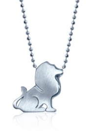 Alex Woo Little Signs Sterling Silver Lion (Leo) Pendant Necklace, 16