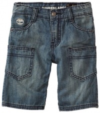 Timberland Boys 2-7 Crampton Short, Light Wash, 4 Timberland Boys 2-7 Crampton Short, Light Wash, 4