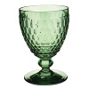 Since 1748, families the world over have turned to Villeroy & Boch for fine European porcelains. Today, they design a wealth of stemware to complement the Villeroy & Boch style. Boston Green is a heavy crystal glassware pattern with short stems. Boston Stemware also available in Clear, Blue, and Red. Also available are the double old fashioned glass and highball glass.