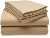 Pinzon Signature 190-Gram Cotton Velvet Flannel King Sheet Set, Chamois