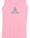 LOTUS POSE Yoga Women's Rachel Sheer Rib Longer Length Tank Top - Pink