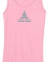 LOTUS POSE Yoga Women's Rachel Sheer Rib Longer Length Tank Top - Pink