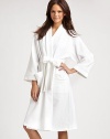 EXCLUSIVELY AT SAKS. Wrap yourself in this textured design for essential comfort.Front pockets Self belt 60% cotton/40% polyester Machine wash Imported
