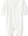 Noa Lily Unisex-Baby Newborn Duck Themed Footie, White, Newborn