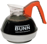 BUNN 6101.0101 Easy Pour Commercial 12-Cup Decaf Coffee Decanter, Orange BUNN 6101.0101 Easy Pour Commercial 12-Cup Decaf Coffee Decanter, Orange