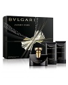 Bulgari‘s Jasmin Noir is a precious floral that evokes sensuality and elegance.This captivating collection includes a 1.7 oz. Jasmin Noir Eau de Parfum, a 2.5 oz.Bath & Shower Gel, and a 2.5 oz Body Lotion. Notes:Top: Green Sap, Gardenia PetalsHeart: Sambac Jasmine Absolute, Satiny AlmondBase: Precious wood, Licorice, Tonka Bean Absolut