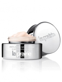 Is your neck hinting at your age? The skin of the neck and chin ages differently from the skin of the face, and with aging, the chin may lose its youthful streamlined look. Scientists at La Prairie have developed a formula containing a complex designed to help re-contour the chin and neck area to a slimmer, firmer look. Other ingredients work to hydrate, smooth, and promote even skin tone. Is your neck hinting at your age? The skin of the neck and chin ages differently from the skin of the face, and with aging, the chin may lose its youthful streamlined look. Scientists at La Prairie have developed a formula containing a complex designed to help re-contour the chin and neck area to a slimmer, firmer look. Other ingredients work to hydrate, smooth, and promote even skin tone.