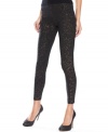 INC dresses up their beloved leggings with a snakeskin print and metallic shine!