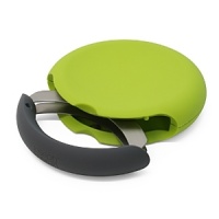 This modern Joseph Joseph chopper features a curved double blade that stores safely back in its bright compartment. Perfect for chopping herbs, garlic, ginger, nuts, chocolate and more. This modern Joseph Joseph chopper features a curved double blade that stores safely back in its bright compartment. Perfect for chopping herbs, garlic, ginger, nuts, chocolate and more.