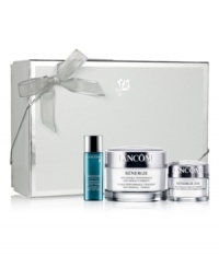 A unique firming and anti-wrinkle effect helps fortify skin to make it visibly plumper and smoother. Gift set contains: