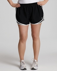 Tapered mesh insets allow for ventilation while a stylish look makes these Nike shorts a runner's favorite. Tapered mesh insets allow for ventilation while a stylish look makes these Nike shorts a runner's favorite.