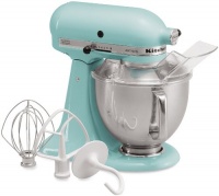 KitchenAid KSM150PSAQ Stand Mixer, Martha Stewart Blue Collection Artisan 5 Qt. Aqua Sky KitchenAid KSM150PSAQ Stand Mixer, Martha Stewart Blue Collection Artisan 5 Qt. Aqua Sky