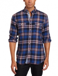 Nautica Men's Big-Tall Plaid Flannel Woven Shirt, Navy, 5X Nautica Men's Big-Tall Plaid Flannel Woven Shirt, Navy, 5X
