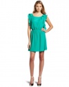 BCBGeneration Women's Ruffle Sleeve Dress