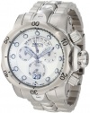 Invicta Men's 1537 Reserve Venom Chronograph Silver Dial Stainless Steel Watch