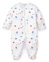 Kissy Kissy Infant Girls' Ocean Amigos Footie Sizes 0-9 Months