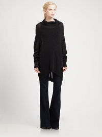 A featherweight linen and cotton blend, slightly oversized in a slouchy turtleneck pullover.Wide turtleneckDropped shouldersDraped hemRibbed trimAbout 35 from shoulder to hem41% linen/34% cotton/25% nylonDry cleanImportedModel shown is 5'9 (175cm) wearing US size Small. A featherweight linen and cotton blend, slightly oversized in a slouchy turtleneck pullover.Wide turtleneckDropped shouldersDraped hemRibbed trimAbout 35 from shoulder to hem41% linen/34% cotton/25% nylonDry cleanImportedModel shown is 5'9 (175cm) wearing US size Small.