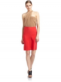 THE LOOKTopstitched waistSeam details Vented slit with sheer panel accentBack sheer triangle panelsTHE FITAbout 22 longTHE MATERIALSilkContrast: silkCARE & ORIGINDry cleanMade in ItalyModel shown is 5'10 (177cm) wearing US size 4. THE LOOKTopstitched waistSeam details Vented slit with sheer panel accentBack sheer triangle panelsTHE FITAbout 22 longTHE MATERIALSilkContrast: silkCARE & ORIGINDry cleanMade in ItalyModel shown is 5'10 (177cm) wearing US size 4.