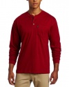 Key Industries Men's Long Sleeve Heavyweight 3-Button Pocket Henley