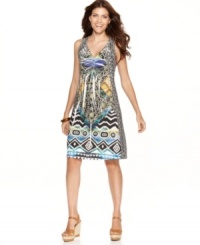 The most unique print adorns this easy-to-wear jersey dress from Style&co.! Pair it with everything from flip flops to heels! The most unique print adorns this easy-to-wear jersey dress from Style&co.! Pair it with everything from flip flops to heels!