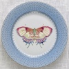 Mottahedeh Cornflower Lace Dessert Plate (Butterfly) 8.5 in