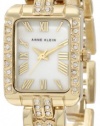 Anne Klein Women's 10/9486MPGB Swarovski Crystal Accented Gold-tone Bracelet Watch