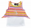 Baby Phat - Kids Girls 2-6X Stripe Twofer Tank Top