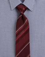The epitome of smart style and sophistication, in tonal striped Italian silk.SilkDry cleanMade in Italy