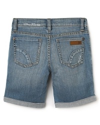 Cute and classic, the denim bermuda short creates a stylish starting point for her warm-weather wardrobe. Cute and classic, the denim bermuda short creates a stylish starting point for her warm-weather wardrobe.