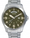 Victorinox Swiss Army Men's 241291 Infantry Vintage Green Stainless Steel Watch