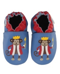 Fit for a prince. Keep your crown jewel cozy with these adorable Robeez shoes designed for comfort and muscle development. Fit for a prince. Keep your crown jewel cozy with these adorable Robeez shoes designed for comfort and muscle development.