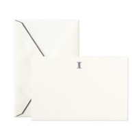 Crane & Co. Hand Engraved I Initial Correspondence Cards (CC31I1) Crane & Co. Hand Engraved I Initial Correspondence Cards (CC31I1)