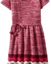 Roxy Kids Girls 7-16 Risk Taker Short Sleeve Sweater Dress, Fireside Sweater, Medium