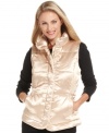 Layer up in Charter Club's cozy satin puffer vest. It's perfectly weekend-ready with your favorite corduroys and tee!