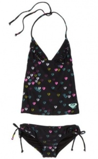 Roxy Kids Girls 7-16 Tiki Tri Tankini Set Roxy Kids Girls 7-16 Tiki Tri Tankini Set