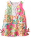 Lilly Pulitzer Girls 2-6X Little Lilly Classic Shift, Multi Ice Cream Social, 2