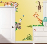 In The Jungle Large Wall Decals / Stickers In The Jungle Large Wall Decals / Stickers