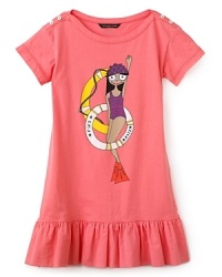 Little Marc Jacobs Girls' Leeane Dress - Sizes 2-6 Little Marc Jacobs Girls' Leeane Dress - Sizes 2-6