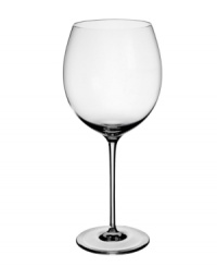 Elegance on a grand scale. This Allegorie Premium wine glass from Villeroy & Boch complements any table with a generously proportioned, thoroughly graceful silhouette for Burgundy wines. Elegance on a grand scale. This Allegorie Premium wine glass from Villeroy & Boch complements any table with a generously proportioned, thoroughly graceful silhouette for Burgundy wines.