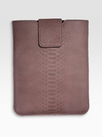 Secure and protect your first- and second-generation iPads within this python-embossed leather case, thoughtfully designed with chamois-cloth lining and secure snap tab.Fits first- and second-generation iPadsPython-embossed leather8½W X 10H Made in USA Secure and protect your first- and second-generation iPads within this python-embossed leather case, thoughtfully designed with chamois-cloth lining and secure snap tab.Fits first- and second-generation iPadsPython-embossed leather8½W X 10H Made in USA