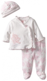 Little Me Baby-Girls Newborn Blooming Tmh Pant Set, White/Pink, 6 Months Little Me Baby-Girls Newborn Blooming Tmh Pant Set, White/Pink, 6 Months