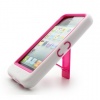 Iphone 5 Case Armor with Kickstand White+hot Pink10 Colors