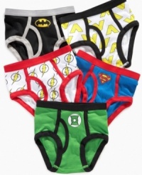 He'll feel invincible in Justice League brief underwear for boys from Handcraft. He'll feel invincible in Justice League brief underwear for boys from Handcraft.