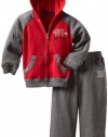 Calvin Klein Boys 2-7 Long Sleeve Top with Pull On Pant Jog Set, Assorted, 4T