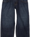 Levi's Boys 8-20 550 Relaxed Fit Jean, Dark Crosshatch, 18 Husky