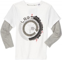 LRG - Kids Boys 2-7 Little Periodic Cycle Slider Long Sleeve Tee, White, 6 LRG - Kids Boys 2-7 Little Periodic Cycle Slider Long Sleeve Tee, White, 6